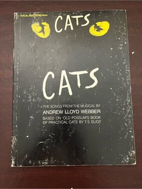 Cats Vocal Selections Songbook by Andrew Lloyd Webber - Black & Yellow